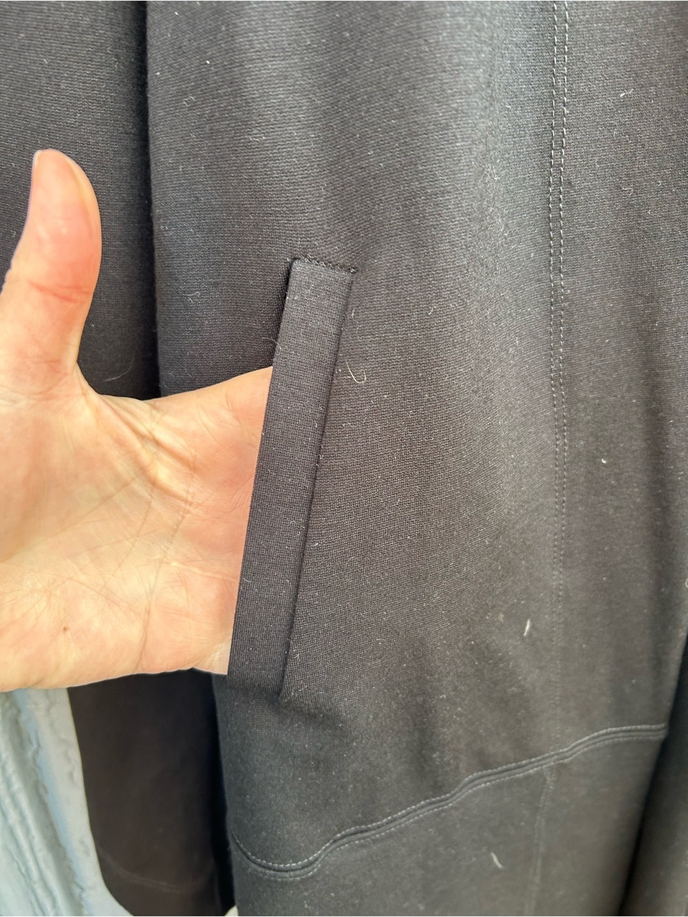 FIG Clothing Black Aly Blazer Cardigan, size M - Picture 8 of 13